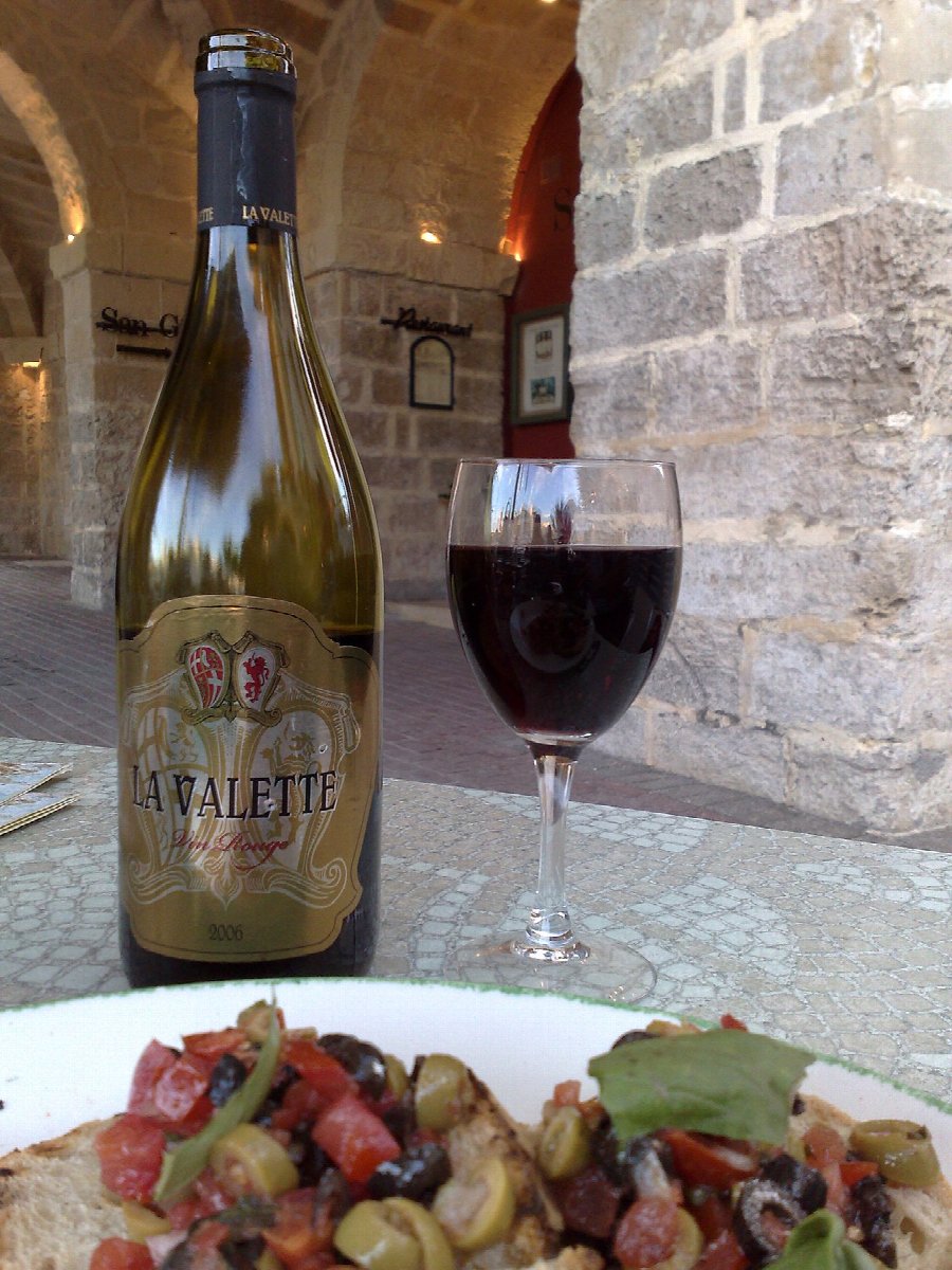 Wine landscape in Malta
